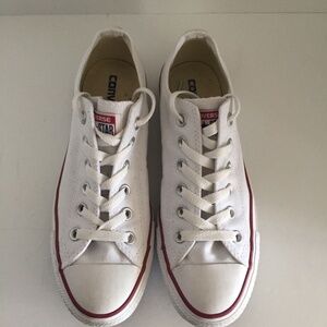 Converse Chuck Taylor All Star Women's Sneakers Low Top Classic White Canvas 8